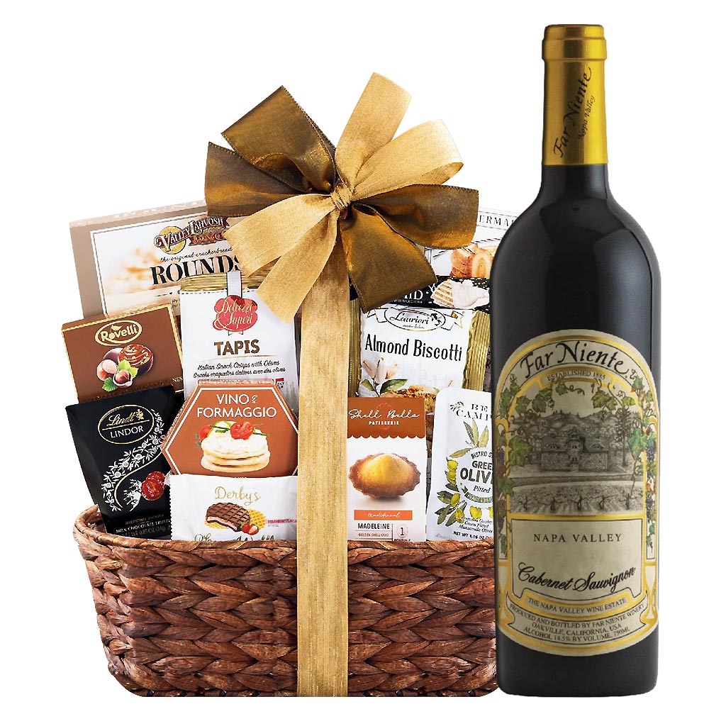 Far Niente Napa Valley Wine and Bon Appetit Gourmet Gift Basket